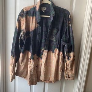 LL bean hand bleached flannel
